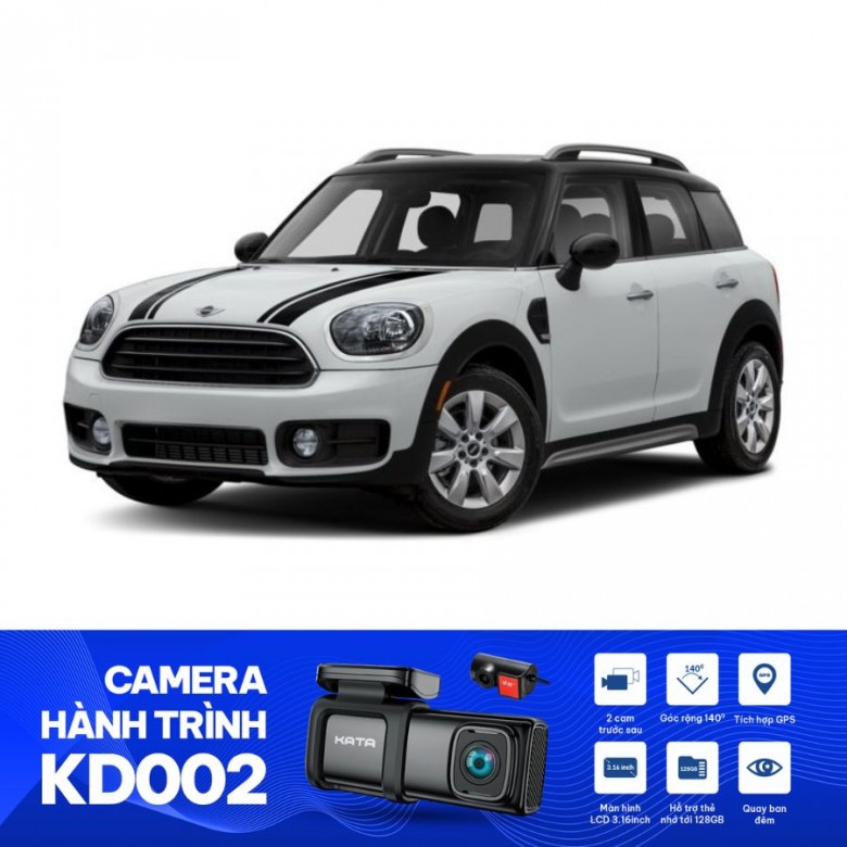Camera Ghi Hình Trước Sau Cho Xe Mini Countryman 2021